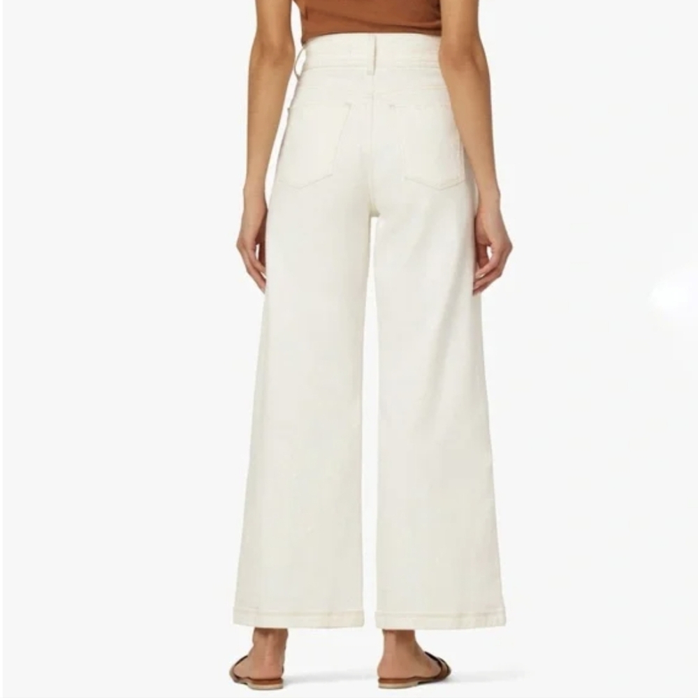 Joe's Jeans The Allana High Rise Wide Leg Jeans In Milk - Picture 3 of 12